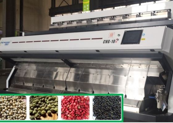 10 Chute Spices Color Sorter 640 Channels Easy Operate 4317*2077*1795mm