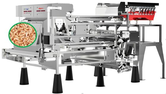 Camarón móvil del control que clasifica un daño más bajo del equipo 3,5 t/h con la lente de Phoenix