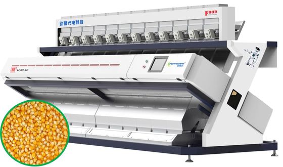 Intelligent Capture Infrared Sorting Machine 768 Channels 5400 Pixels For Maize